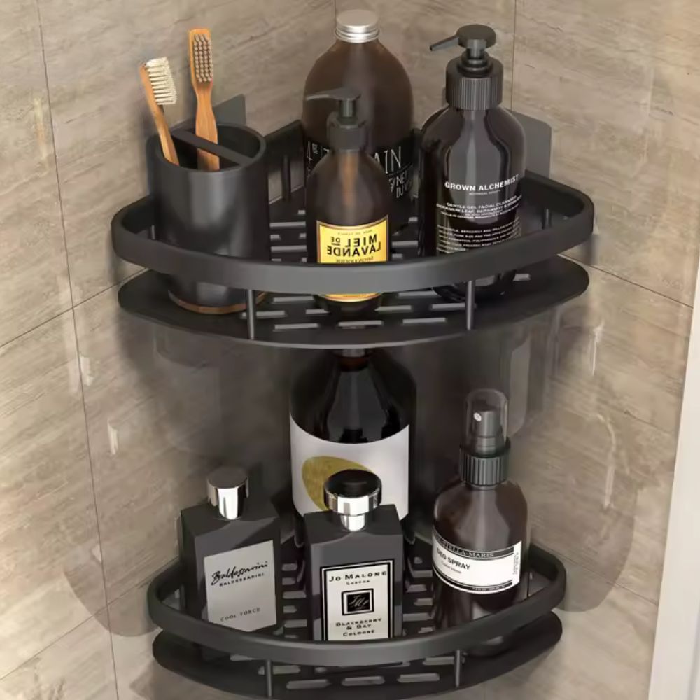 1 and 2-Tier Rustproof Bathroom Organizer