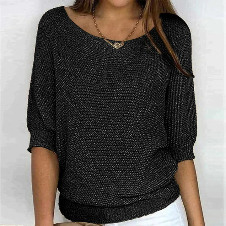 Solid comfortable Women's Oversize Sweater Cozy Simplicity for Effortless Everyday Style