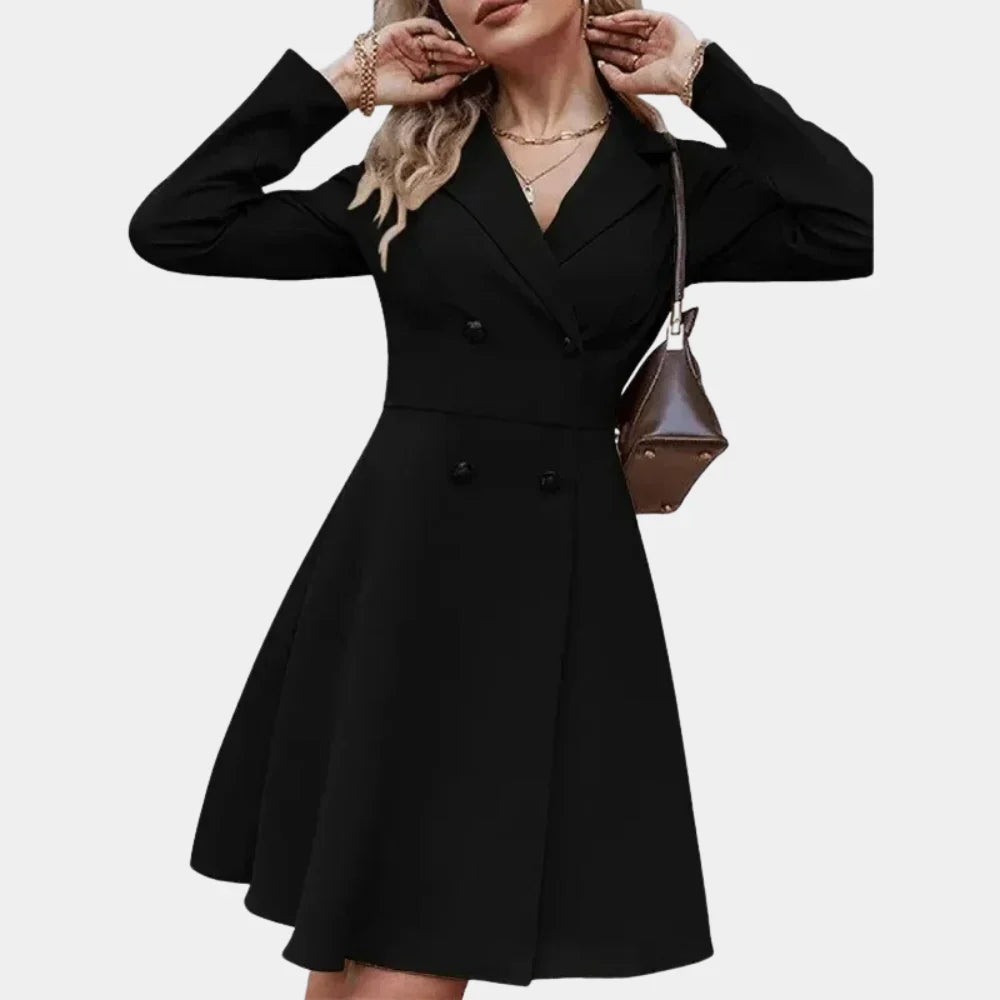 FrostElegance – A-Line Winter Coat for Women