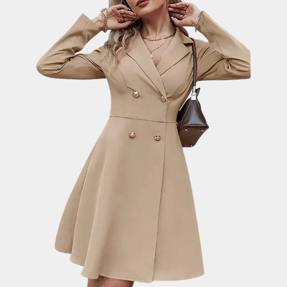 FrostElegance – A-Line Winter Coat for Women