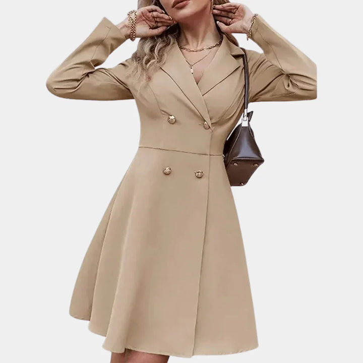 FrostElegance – A-Line Winter Coat for Women