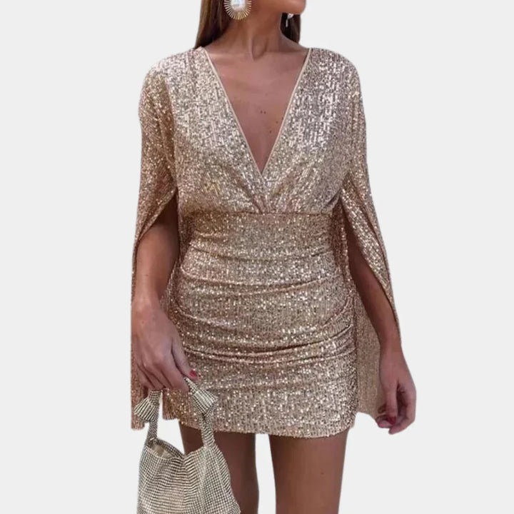 Glamour Dress with Shimmering Details