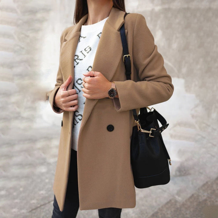 Classic Women's Wool-Blend Coat