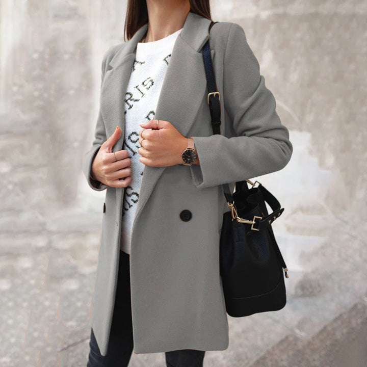 Classic Women's Wool-Blend Coat
