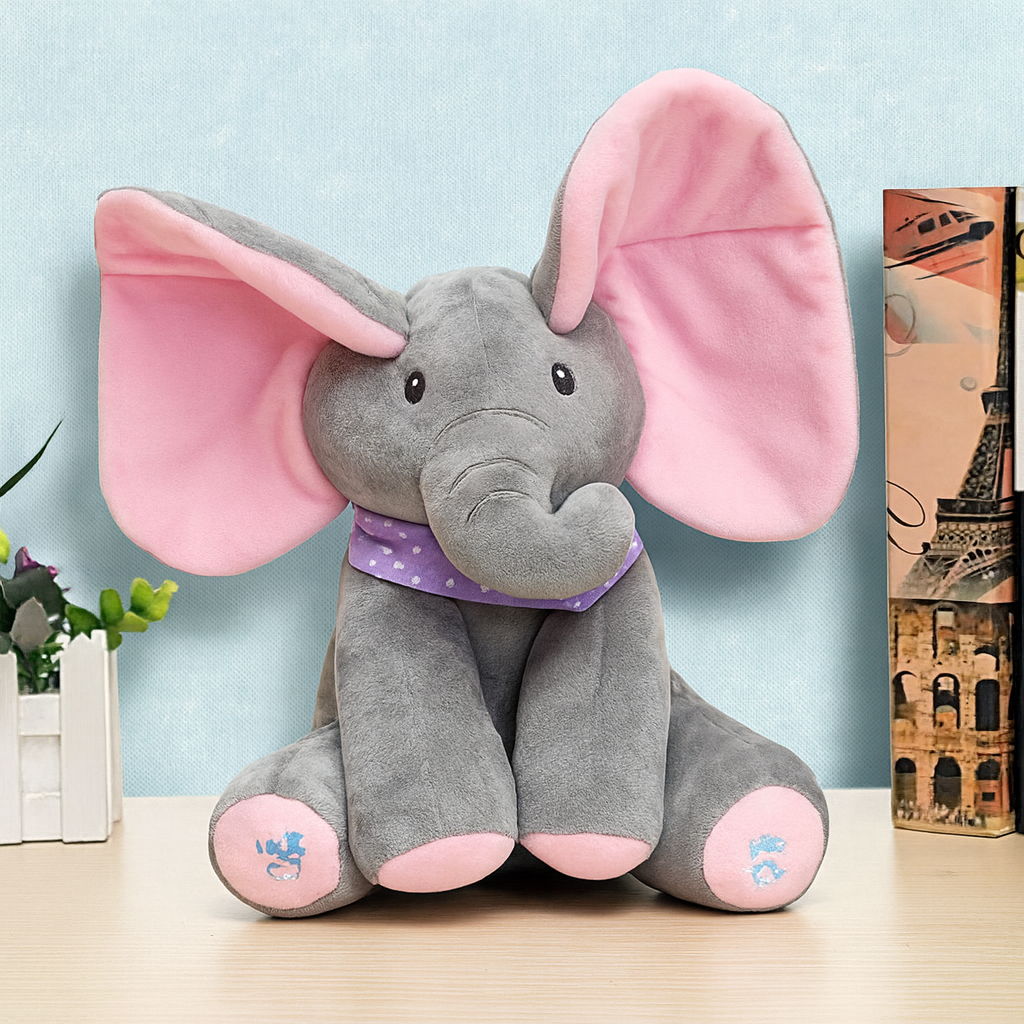 Peek-a-boo Elephant Plush Toy
