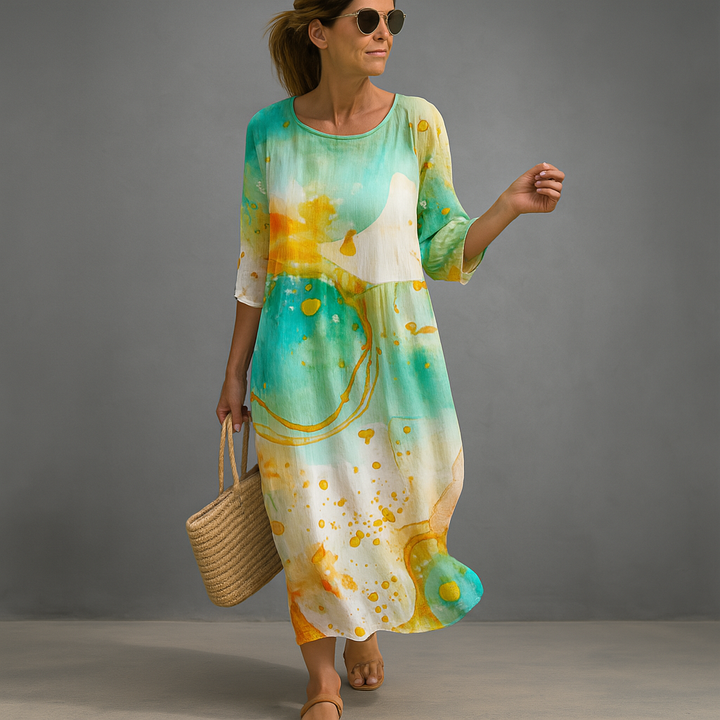 Women’s Elegant Floral Summer Dress