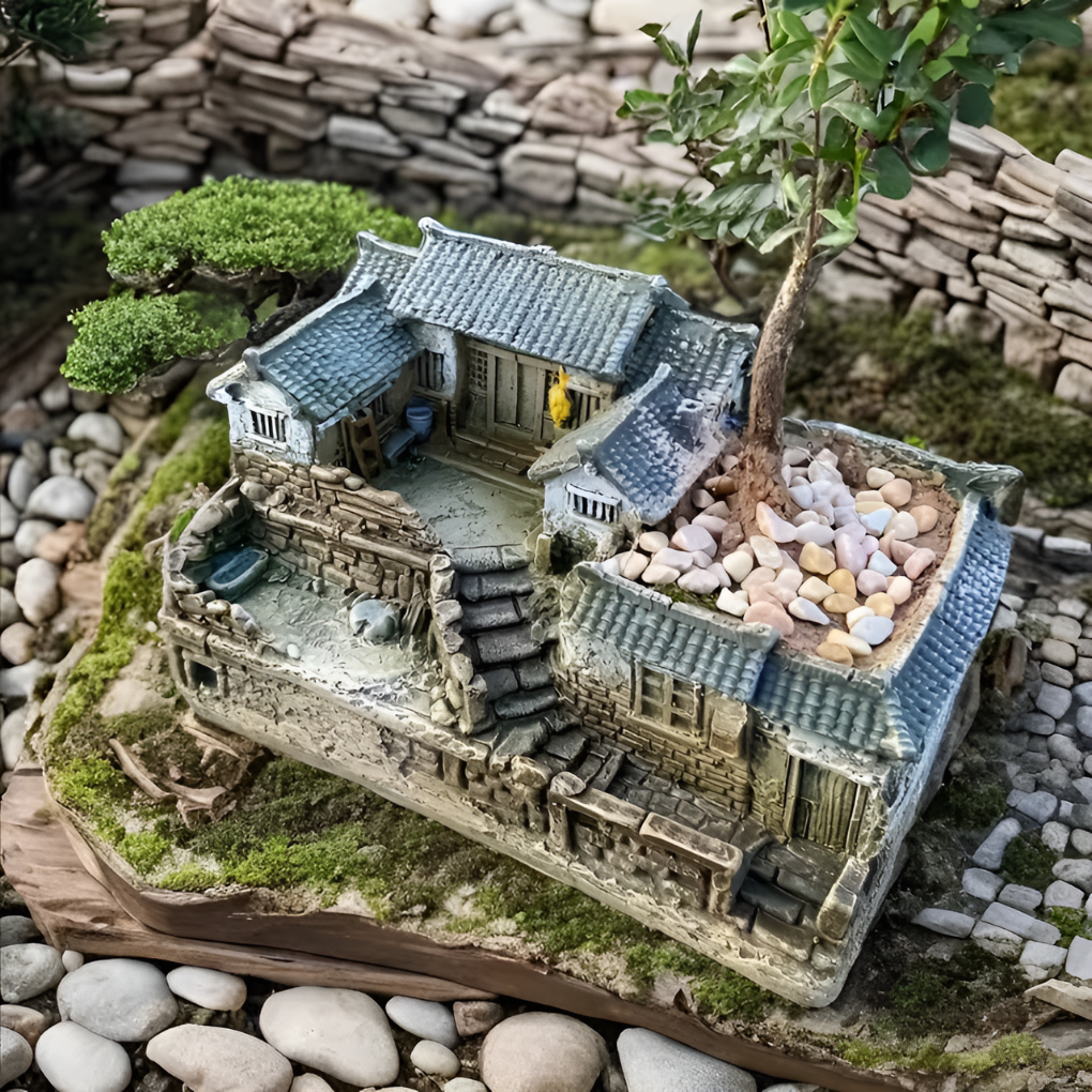 Rustic Cottage Garden Statue