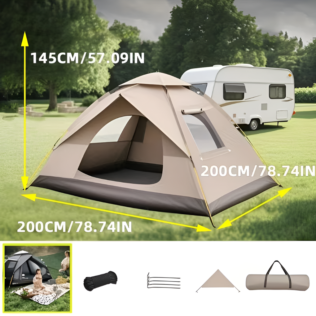 Outdoor Automatic Quick‑Setup Camping Tent