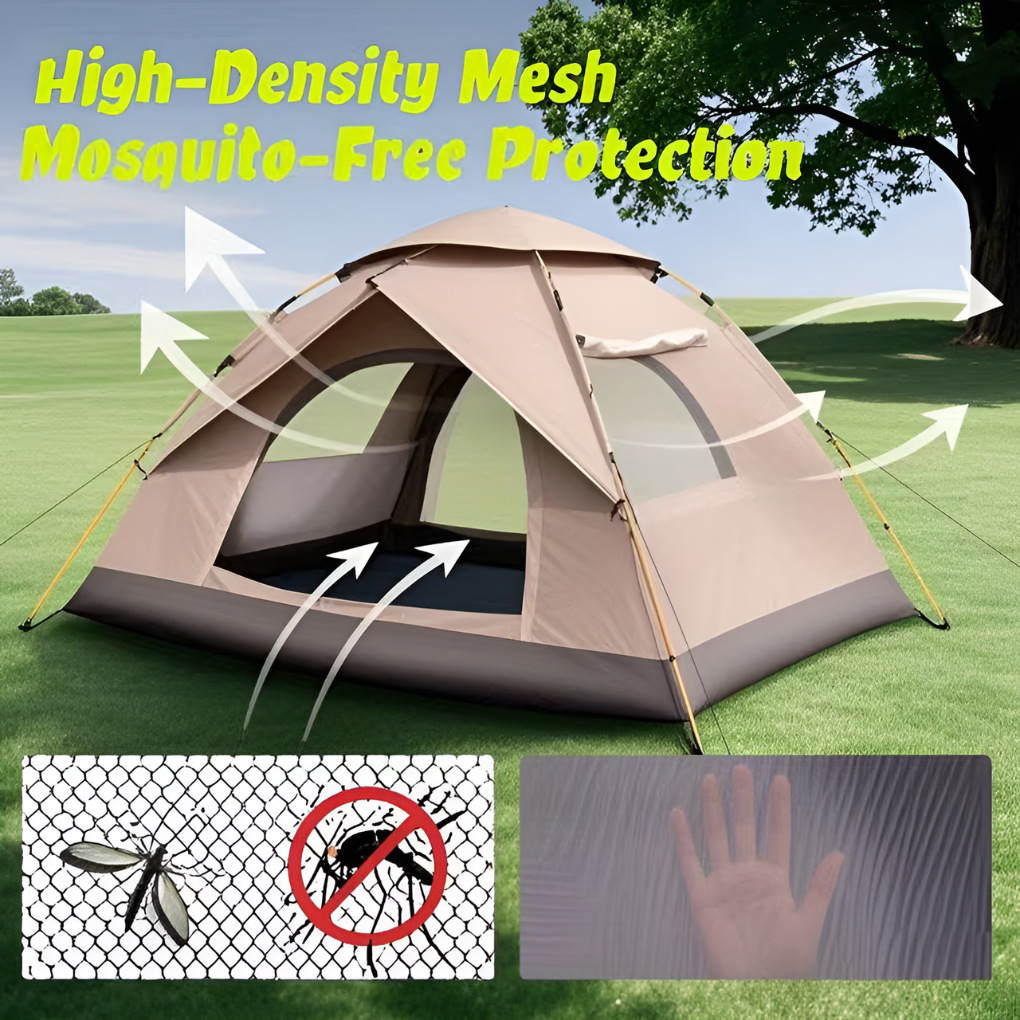 Outdoor Automatic Quick‑Setup Camping Tent