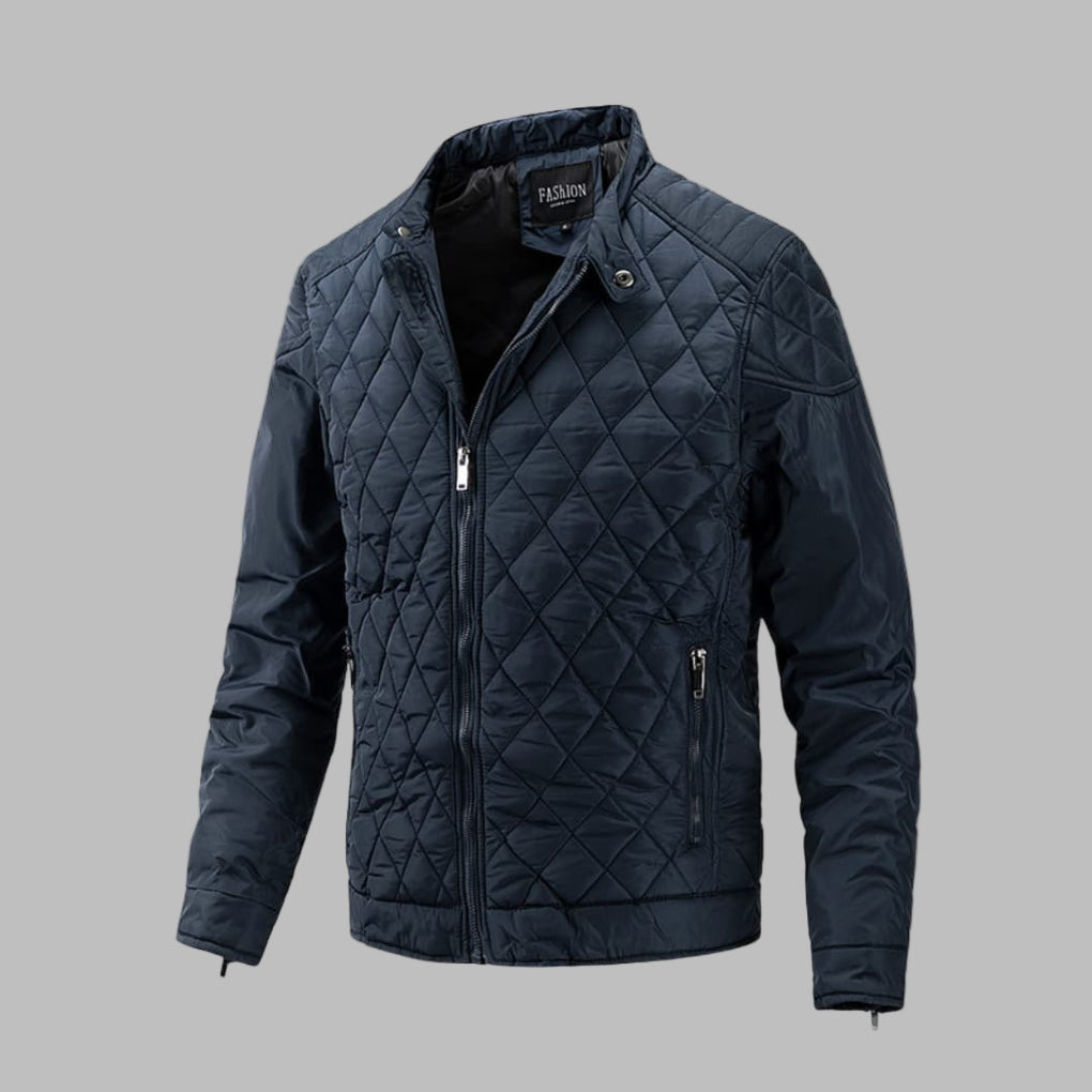 Elegant Transitional Quilted Jacket for Men