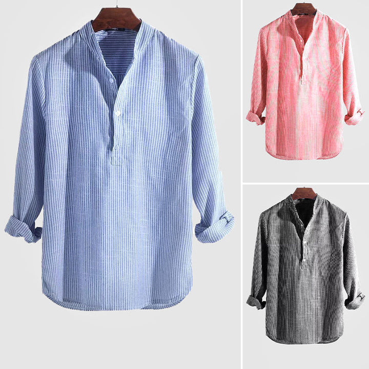 Men’s Henley Shirt Classic & Breathable
