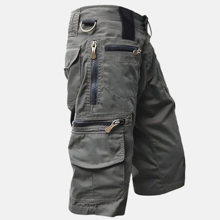 Men’s Utility Cargo Shorts with Knee-Length Fit