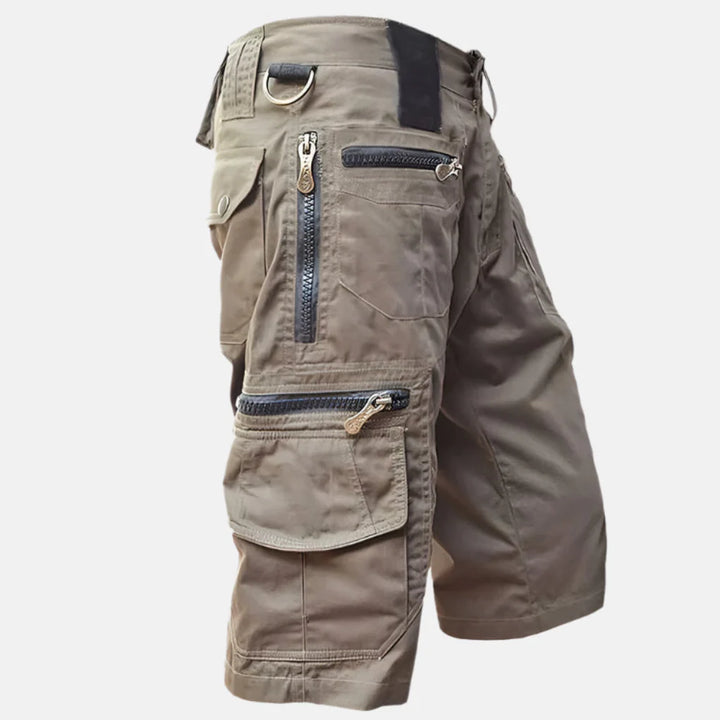 Men’s Utility Cargo Shorts with Knee-Length Fit