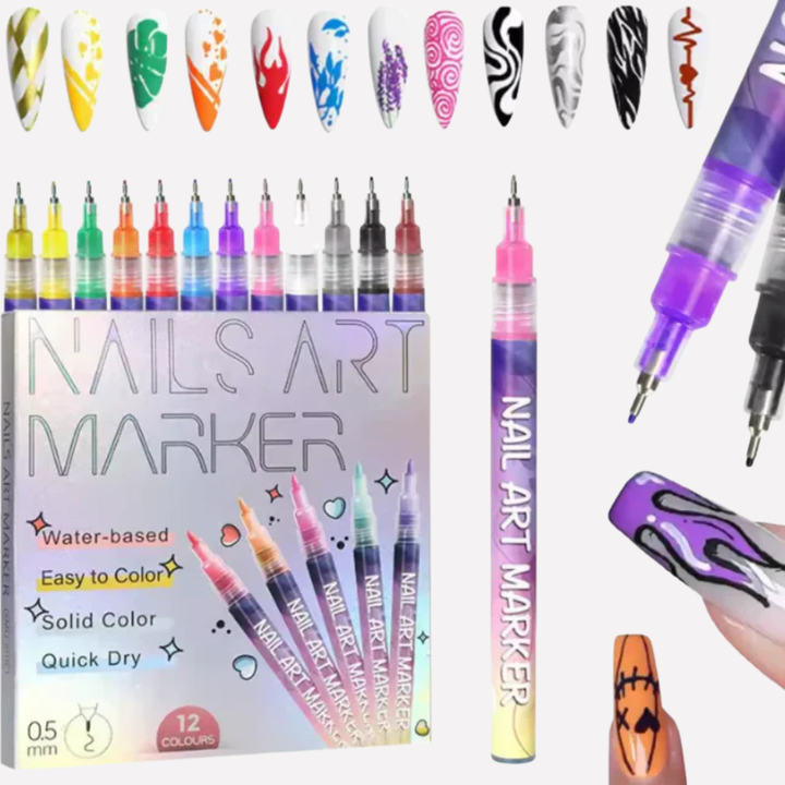 MagicMilo Nail Art Pen Set