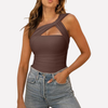 Women’s Asymmetrical One‑Shoulder Bodysuit
