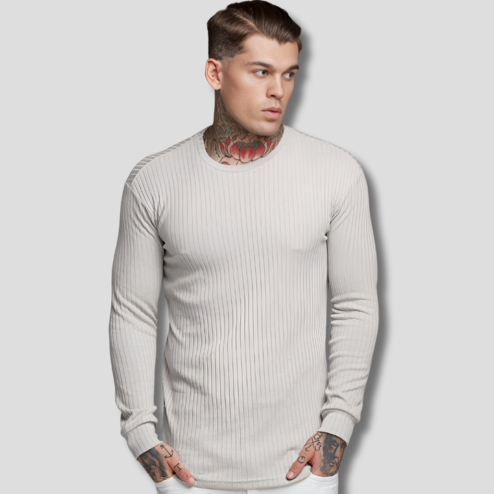 Fine Fine Wool-like Sweater  Elegant Casual Style