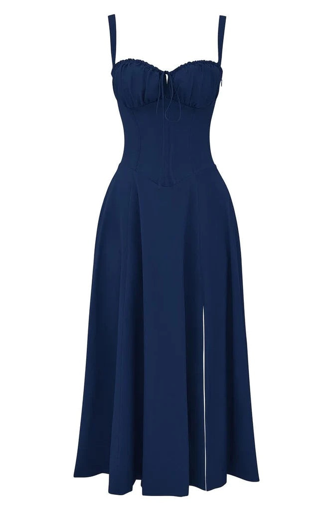 Floral Waist-Shaping Dress