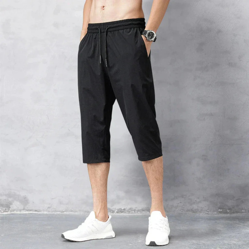 Men's 3/4 Nylon Pants – Quick-Drying and Versatile