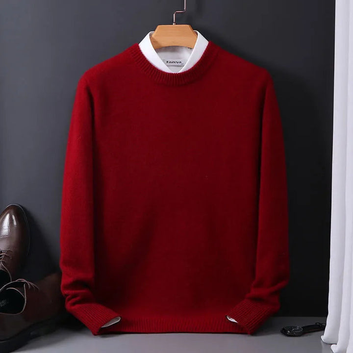 Classic Fine wool-Blend Men's Pullover
