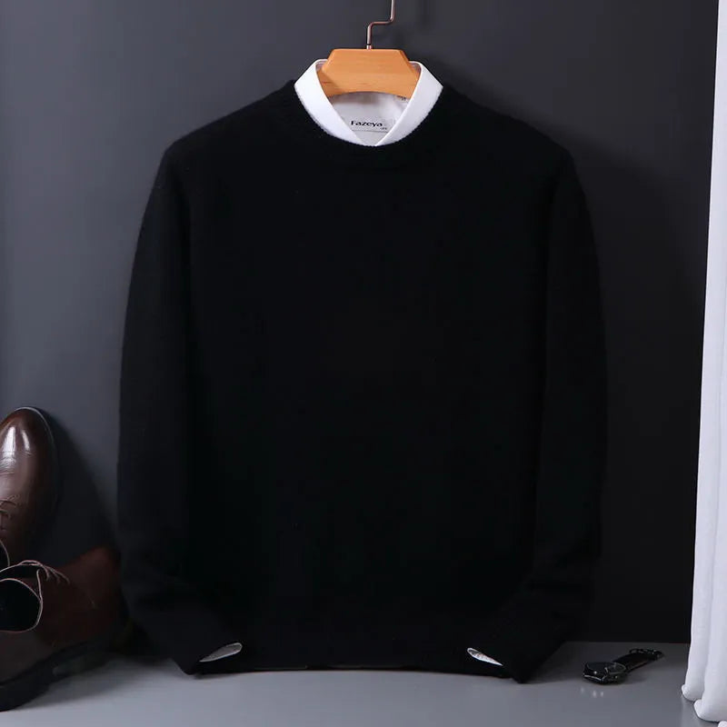 Classic Fine wool-Blend Men's Pullover