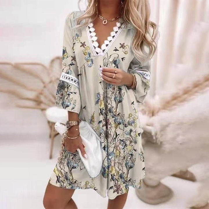 Stylish Printed Loose Dress