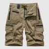 Trendy Cargo Shorts with Zippered Pockets