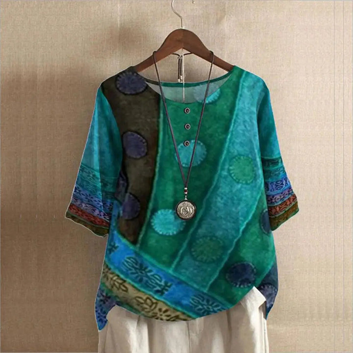 Elegant Round-Neck Top