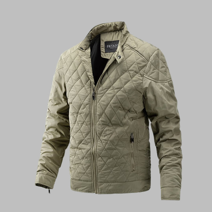 Elegant Transitional Quilted Jacket for Men