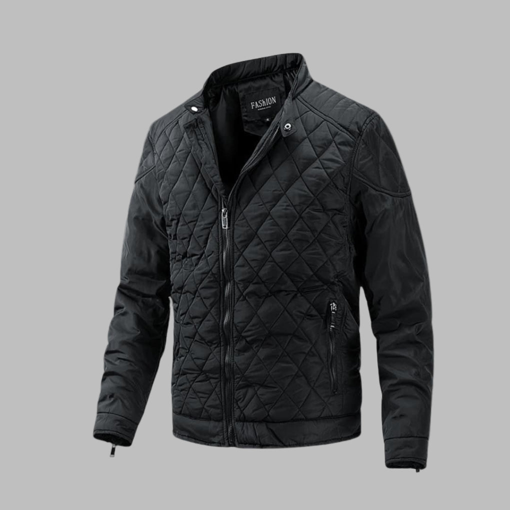 Elegant Transitional Quilted Jacket for Men