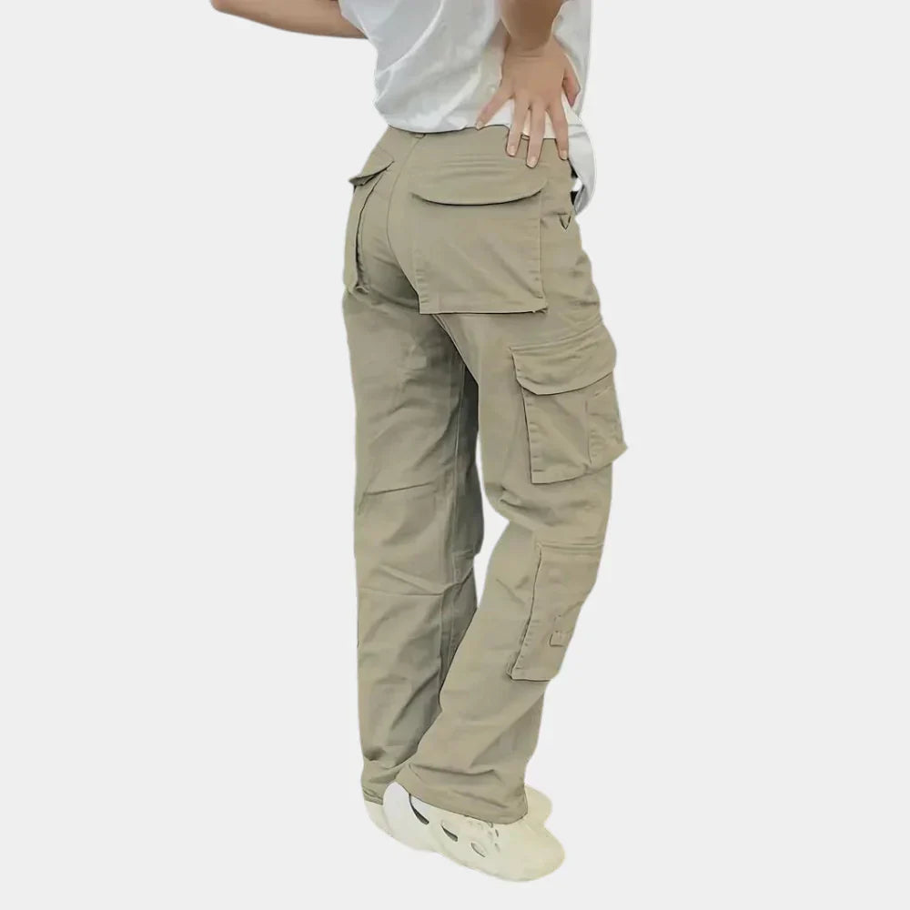 Women's High-Waist Cargo Pants