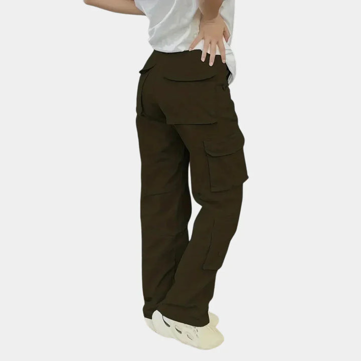 Women's High-Waist Cargo Pants