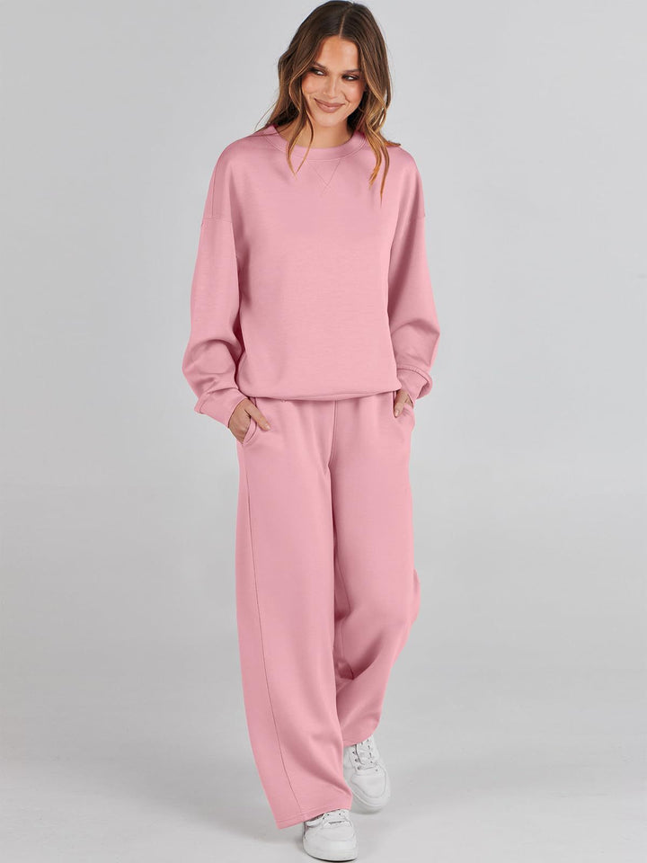 Lune London casual sweatshirt sports set for women