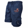 Men's cargo shorts with practical side pockets and elastic waistband Lune London