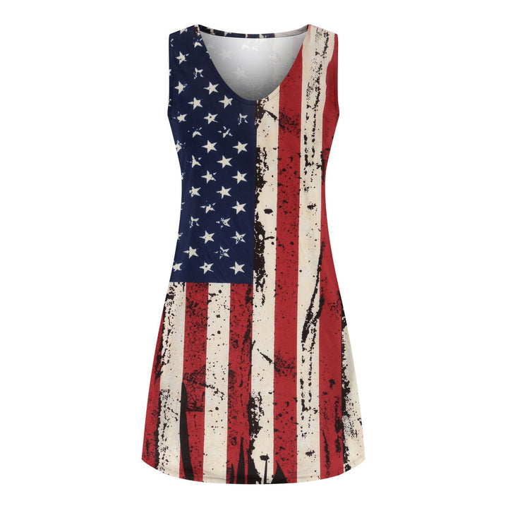 Casual mini dress for ladies with deep V-neck and star design Lune London
