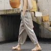 Casual linen pants for women with elastic waist and side pockets Chic und Stil