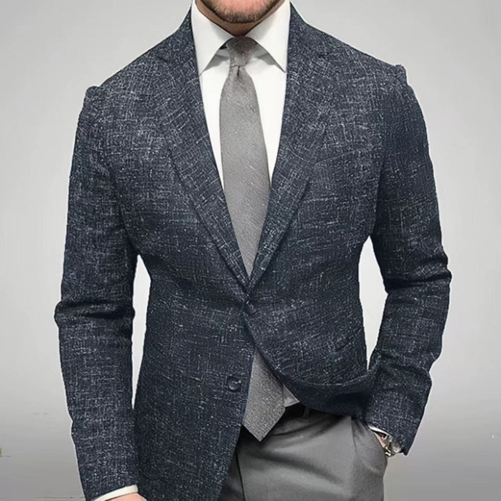 Fashionable plaid jacket for men, with great comfort and chic elegant details.