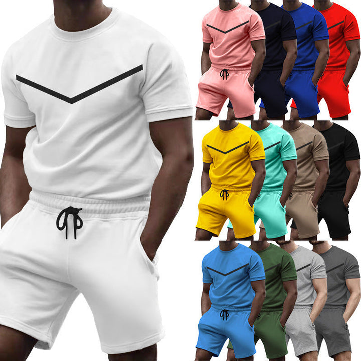 Men's sports set with t-shirt and shorts Lune London