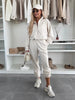 Sports loungewear set for women with stylish high collar and zipper Chic und Stil
