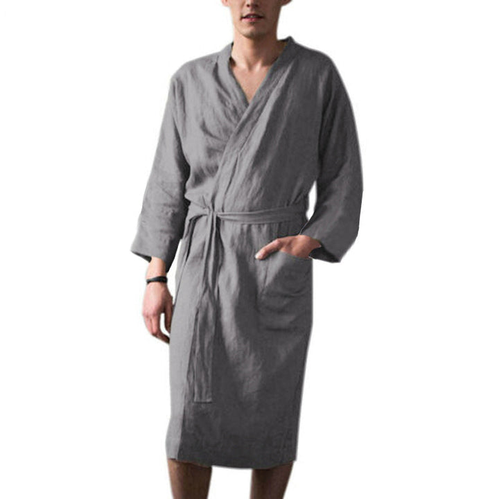 Linen swim dress for men with practical pockets and modern design Lune London
