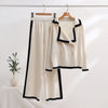 Elegant loungewear set for women with contrasting details Lune London