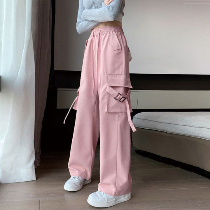 Women's cargo pants with adjustable drawstrings Chic & Stil