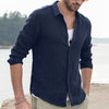 Linen shirt for men with classic collar and relaxed fit Lune London