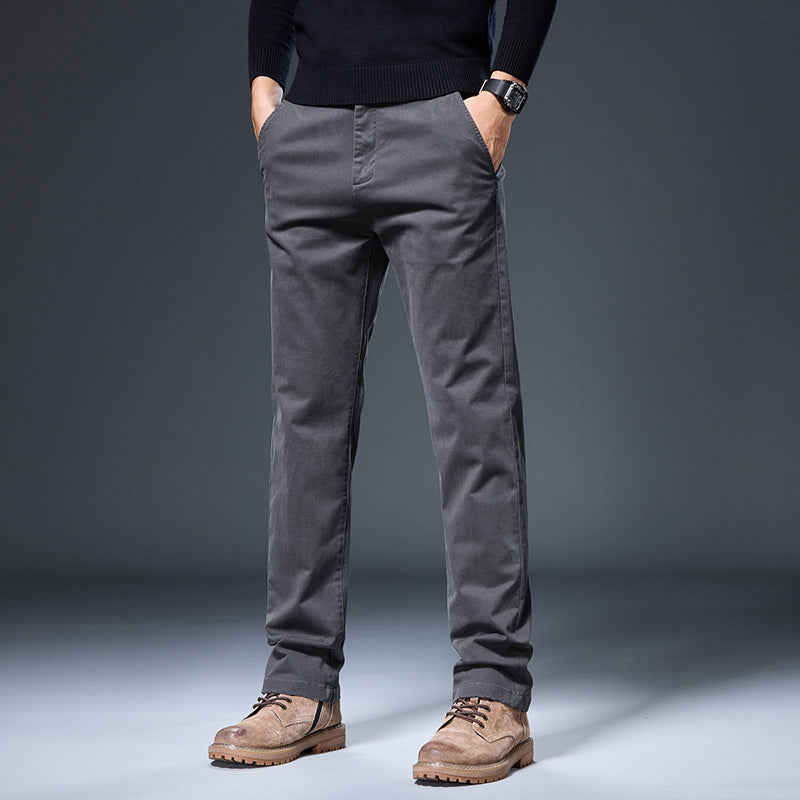 Comfortable chino pants for men with practical side pockets Lune London