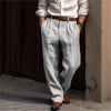 Pantalon en lin élégant pour hommes avec coupe décontractée et poches pratiques Chic und Stil