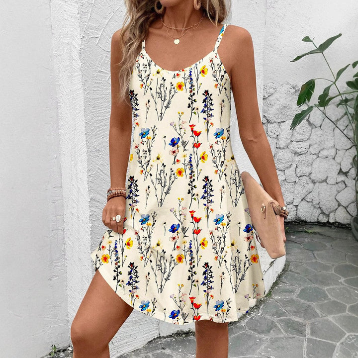 Spaghetti strap floral dress Lune London