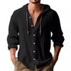 Men's hoodie with button placket Chic und Stil