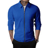 Chic and Style zipped sporty polo shirt for men