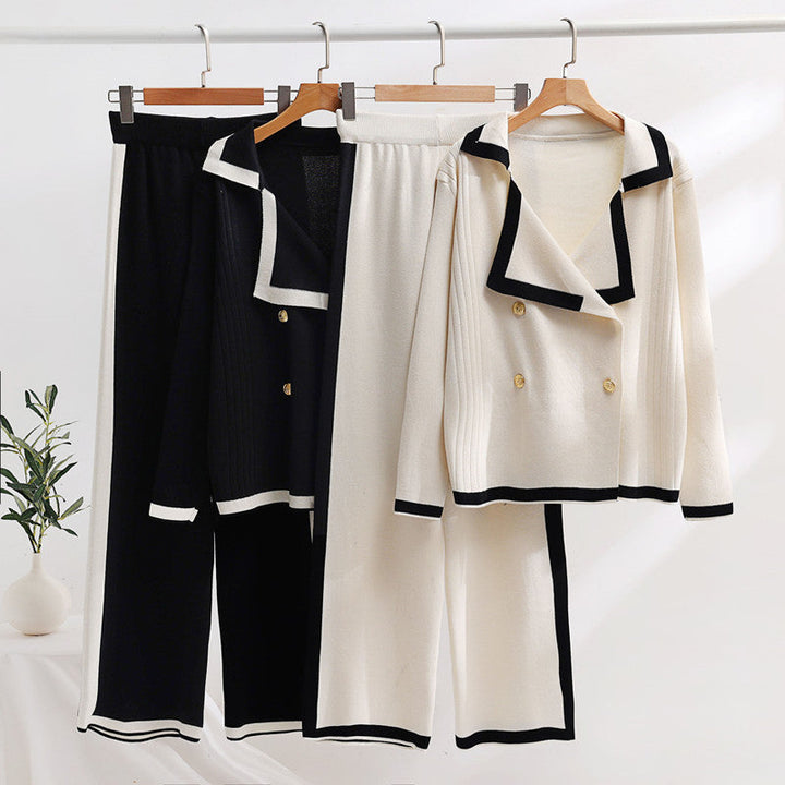 Elegant loungewear set for women with contrasting details Lune London