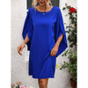 Women Elegant Cape Sleeve Dress Lune London