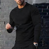 Men's long sleeve t-shirt with a trendy cut and high-quality cotton blend Lune London
